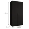Obrazek Szafa Alicante I 100 czarny