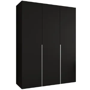 Obrazek Szafa Alicante I 150 czarny/srebrny