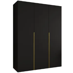 Obrazek Szafa Alicante I 150 czarny/złoty