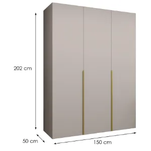 Obrazek Szafa Alicante I 150 kaszmir/złoty