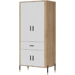 Obrazek Szafa Dante Dt16 Dąb Cremona/Biały