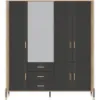 Obrazek Szafa Dante Dt17 Dąb Cremona/Antracyt