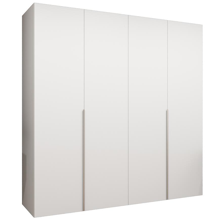 Szafa Alicante I 200 biały/srebrny