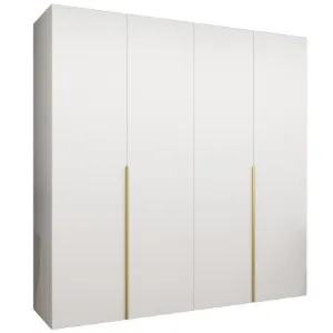 Obrazek Szafa Alicante I 200 biały/złoty
