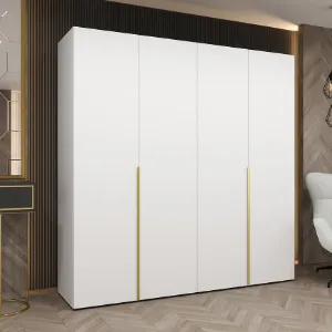 Obrazek Szafa Alicante I 200 biały/złoty