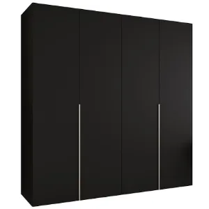 Obrazek Szafa Alicante I 200 czarny/srebrny