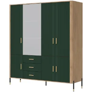 Obrazek Szafa Dante Dt17 Dąb Cremona/Zielony