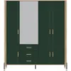 Obrazek Szafa Dante Dt17 Dąb Cremona/Zielony