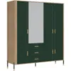 Obrazek Szafa Dante Dt17 Dąb Cremona/Zielony