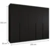 Obrazek Szafa Alicante I 250 czarny