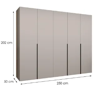 Obrazek Szafa Alicante I 250 kaszmir/czarny