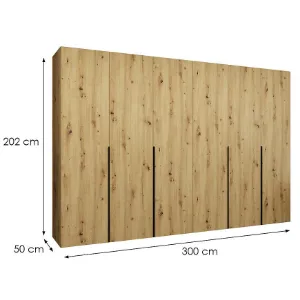 Obrazek Szafa Alicante I 300 artisan czarny