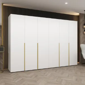 Obrazek Szafa Alicante I 300 biały/złoty