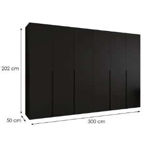 Obrazek Szafa Alicante I 300 czarny