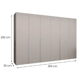 Obrazek Szafa Alicante I 300 kaszmir/srebrny