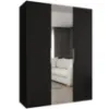 Obrazek Szafa Marbella II 150 czarny/srebrny