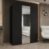 Obrazek Szafa Marbella II 150 czarny/kaszmir