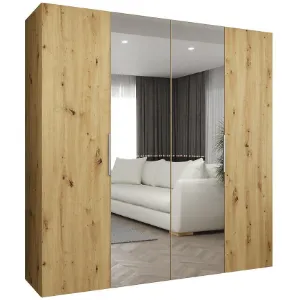 Obrazek Szafa Marbella II 200 artisan srebrny