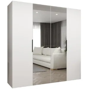 Obrazek Szafa Marbella II 200 biały/czarny