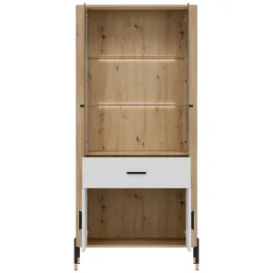 Obrazek Witryna Dante Dt14 Dąb Cremona/Biały