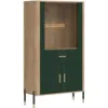 Obrazek Witryna Niska Dante Dt12 Dąb Cremona/Zielony