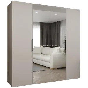 Obrazek Szafa Marbella II 200 kaszmir/czarny