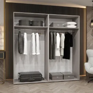 Obrazek Szafa Marbella II 200 kaszmir/czarny