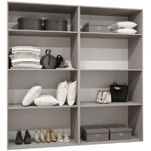 Obrazek Szafa Marbella II 200 kaszmir/srebrny