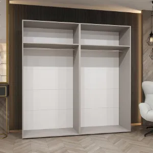 Obrazek Szafa Marbella II 200 kaszmir/srebrny