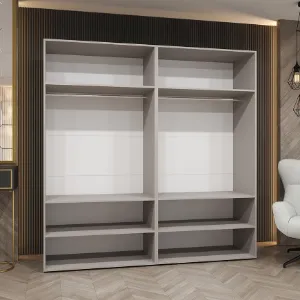 Obrazek Szafa Marbella II 200 kaszmir/srebrny