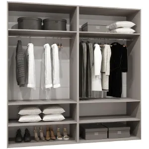 Obrazek Szafa Marbella II 200 kaszmir/złoty