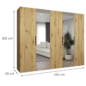 Obrazek Szafa Marbella II 250 artisan czarny