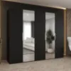 Obrazek Szafa Marbella II 250 czarny/kaszmir