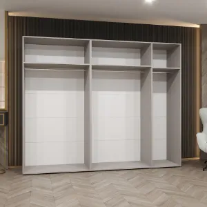 Obrazek Szafa Marbella II 250 kaszmir/srebrny