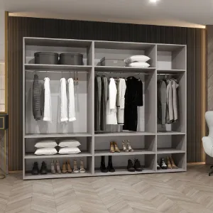 Obrazek Szafa Marbella II 250 kaszmir/złoty