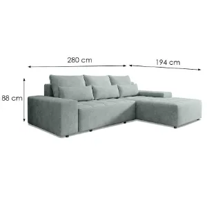 Obrazek Narożnik z funkcją spania Canada Perfect Harmony 72 uniwersalny