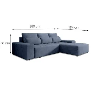 Obrazek Narożnik z funkcją spania Canada Perfect Harmony 77 uniwersalny