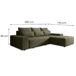 Obrazek Narożnik z funkcją spania Canada Perfect Harmony 39 uniwersalny