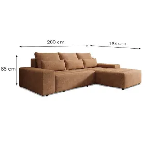 Obrazek Narożnik z funkcją spania Canada Perfect Harmony 56 uniwersalny