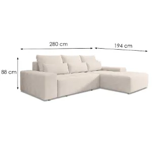 Obrazek Narożnik z funkcją spania Canada Perfect Harmony 02 uniwersalny