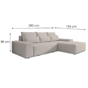 Obrazek Narożnik z funkcją spania Canada Perfect Harmony 04 uniwersalny