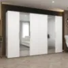 Obrazek Szafa Marbella II 300 biały/kaszmir