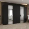 Obrazek Szafa Marbella II 300 czarny/kaszmir
