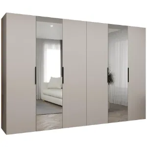 Obrazek Szafa Marbella II 300 kaszmir/czarny