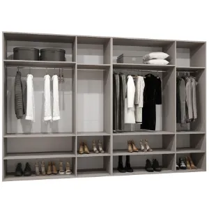 Obrazek Szafa Marbella II 300 kaszmir/czarny