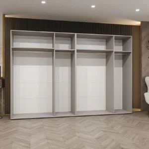 Obrazek Szafa Marbella II 300 kaszmir/czarny