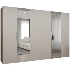 Obrazek Szafa Marbella II 300 kaszmir/srebrny