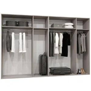 Obrazek Szafa Marbella II 300 kaszmir/srebrny