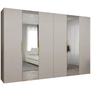 Obrazek Szafa Marbella II 300 kaszmir/złoty