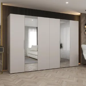 Obrazek Szafa Marbella II 300 kaszmir/srebrny